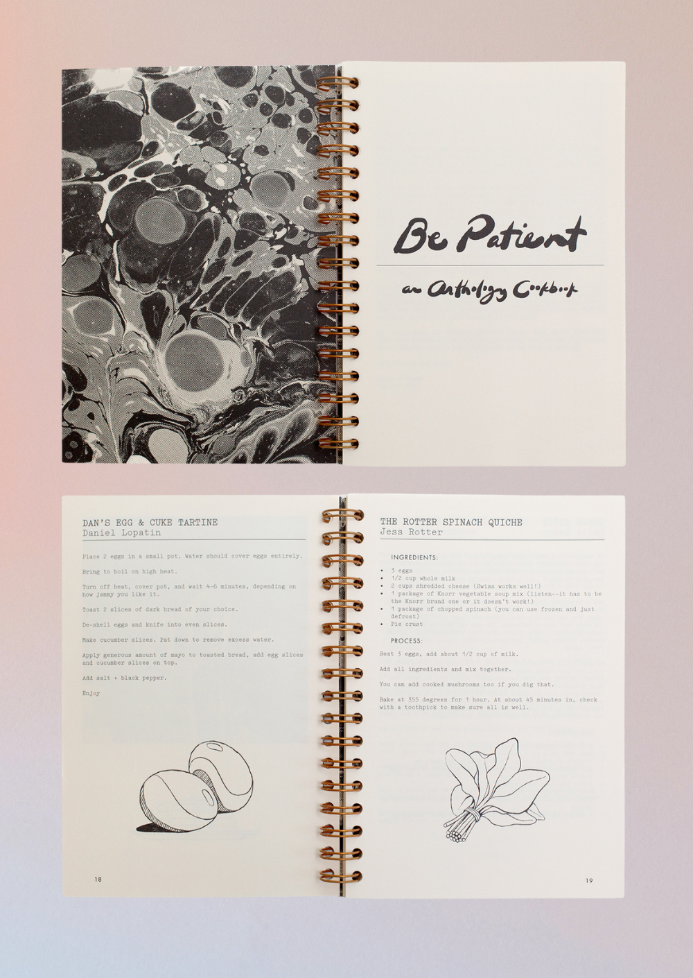 Be Patient: An Anthology Cookbook